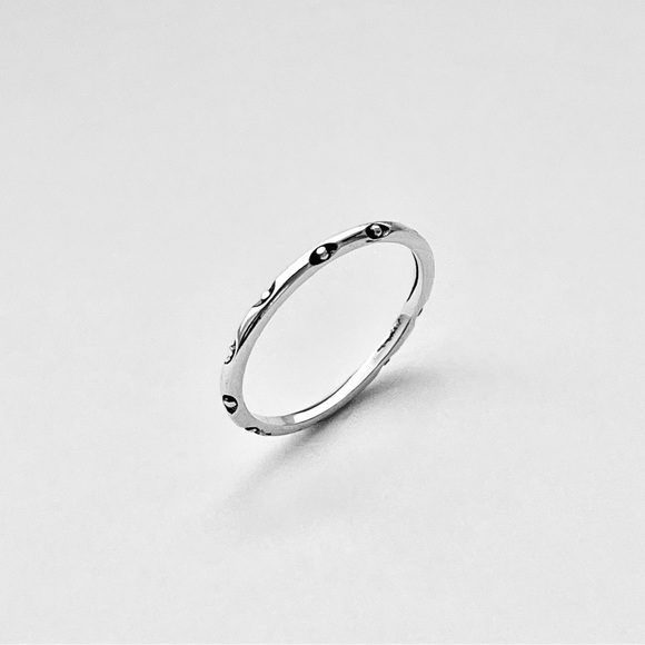 Sterling Silver Little Tiny Eternity All Seeing Eye Ring, Evil Eye Rings, Eyes - Picture 6 of 12